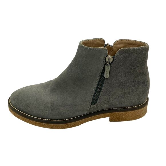 ITALEAU Waterproof Foliana Booties Gray Suede Ankle Boots Womens EUR 37 6.5 - Picture 4 of 11